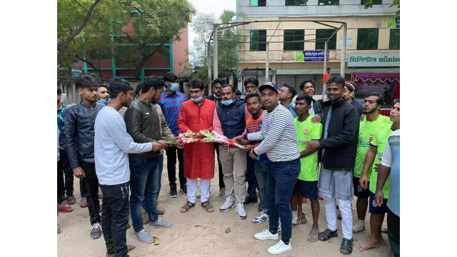 পৌরসভা মিনি ফুটবল টুর্ণামেন্টের উদ্বোধন