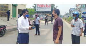 চাঁপাইনবাবগঞ্জে লকডাউনের ষষ্ঠ দিনে ১০২ মামলায় ৪৫ হাজার টাকা জরিমানা