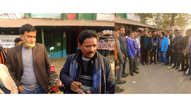 রহনপুরে আ.লীগ মনোনীত প্রার্থী গোলাম রাব্বানীর পক্ষে নির্বাচনী প্রচারণা